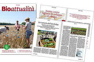 Diverse pagine di un numero della rivista Bioattualità.